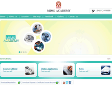 Tablet Screenshot of mimsacademy.org